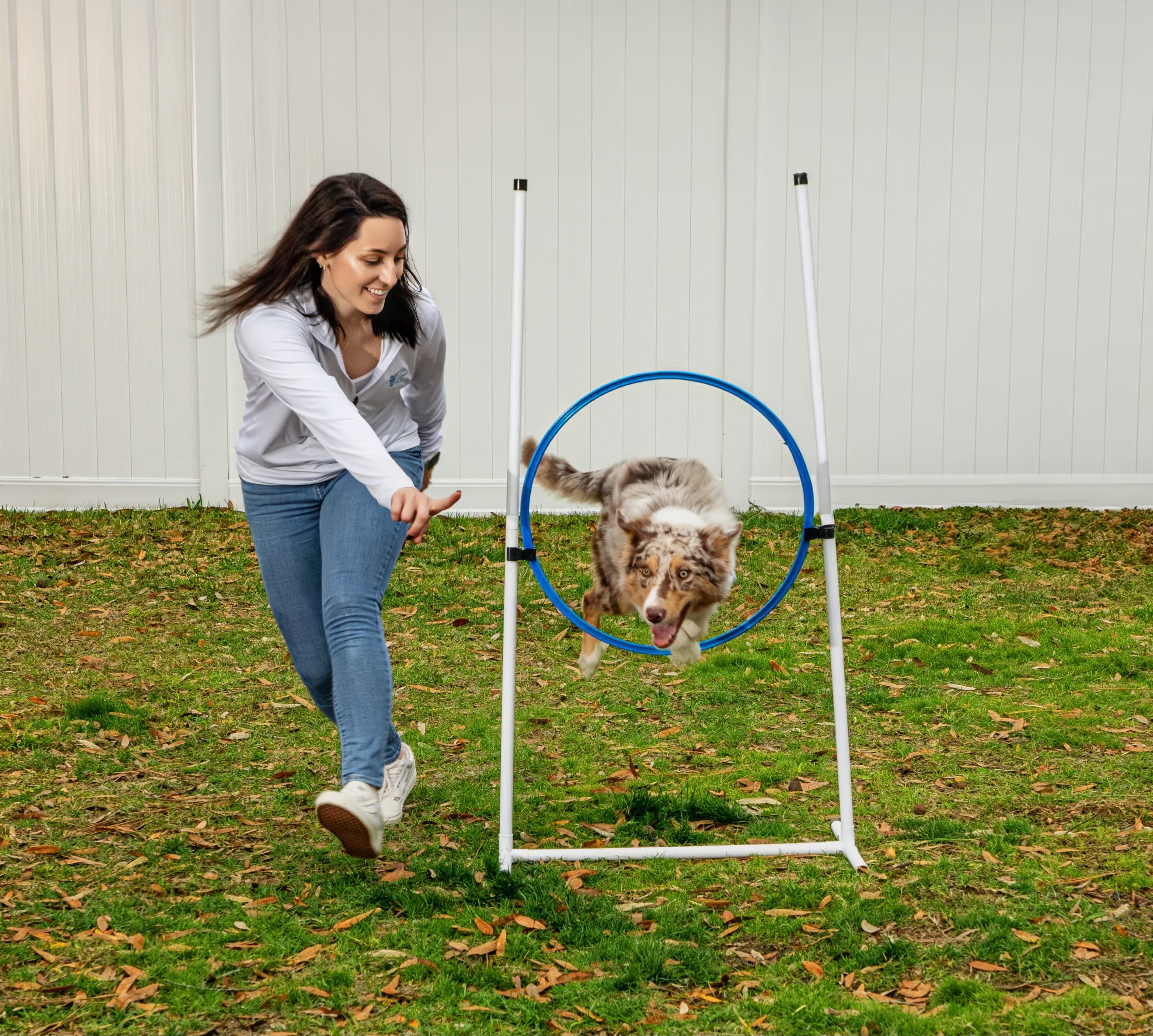 Slater jumping in action